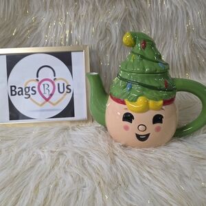 Temp-tations Special Edition Seasonal 1.5-qt Figural Tea Pot Elf Brand New